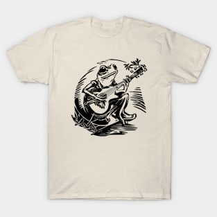 Frog with banjo T-Shirt